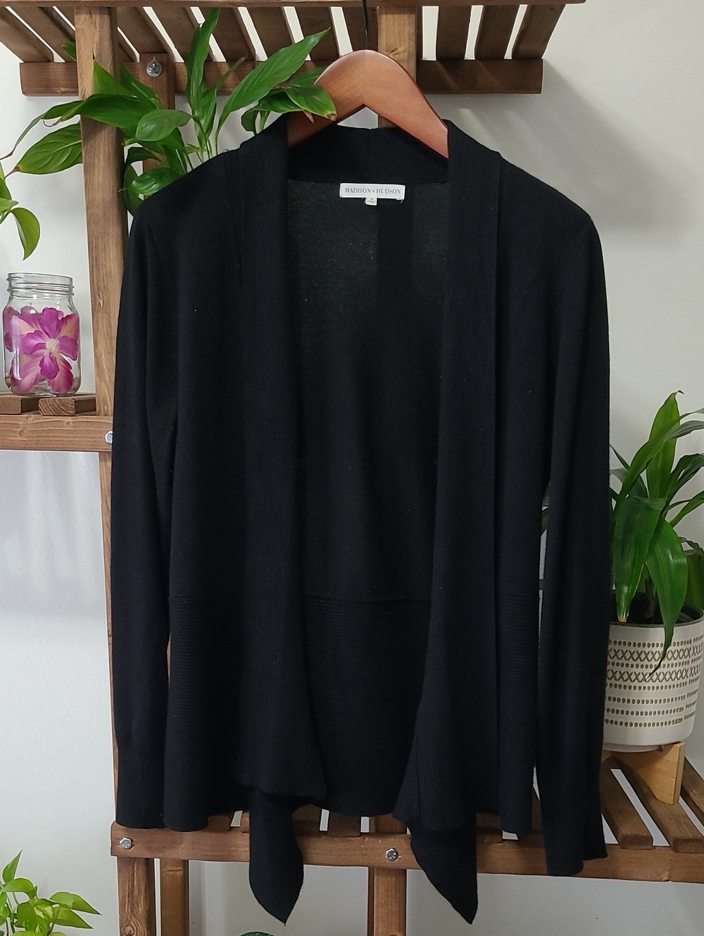 3/$25 Lightweight Black Open Front Cardigan